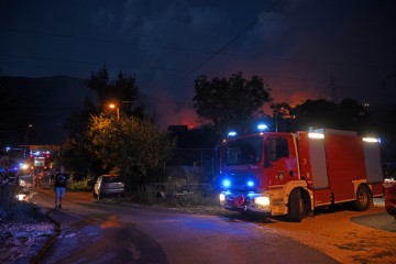 Novi požar kod Žrnovice