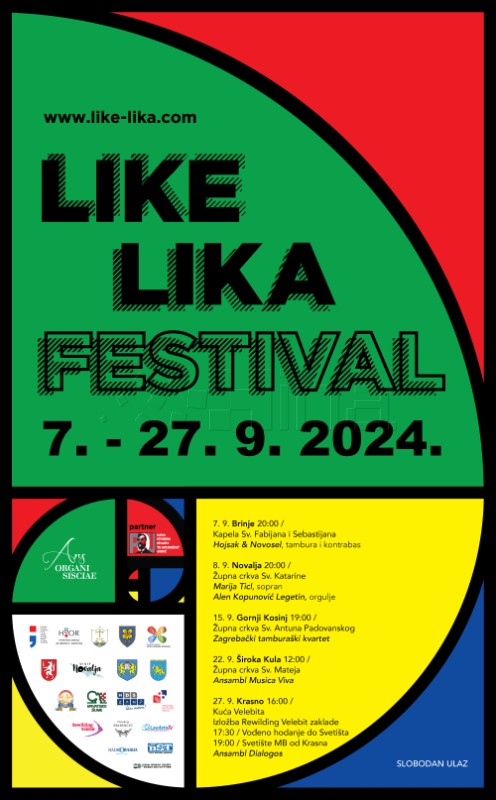 U Brinju u subotu počinje 4. Like Lika Festival, traje do 27. rujna