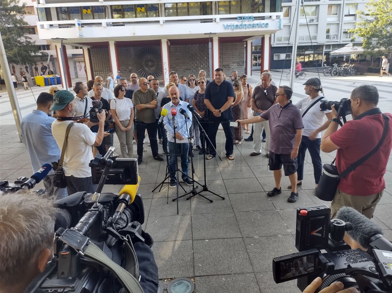 Tiskovna konferencija bivših članova Domovinskog pokreta