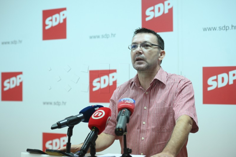 Konferencija za novinare SDP-a "Jadrolinija i 'skretanje pažnje'"