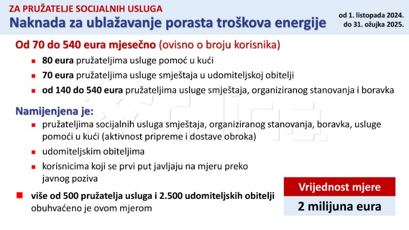 VLADA Struja i plin skuplji za deset posto