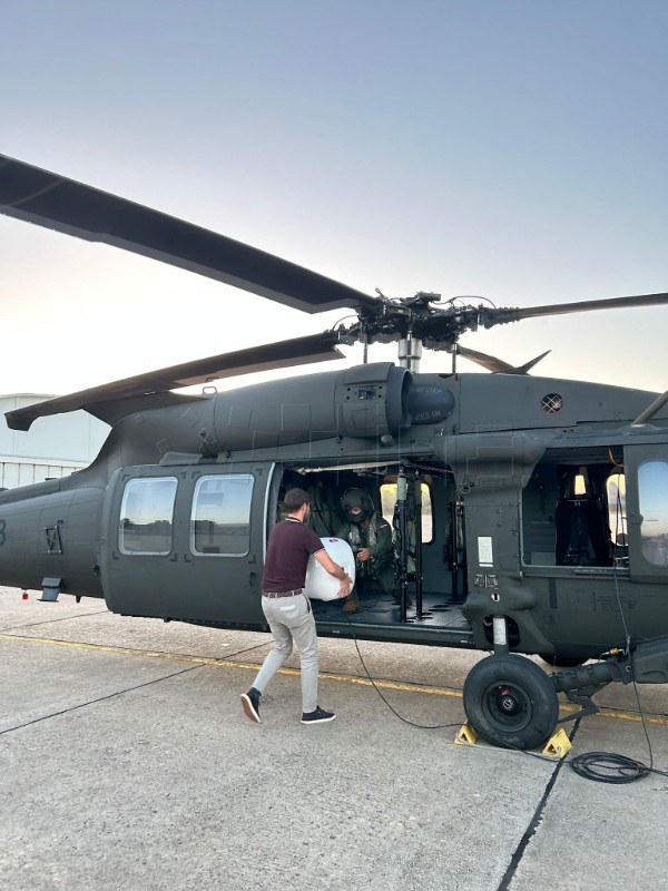 Helikopterom HRZ-a Black Hawk prevezeno srce iz Zadra u KB Dubrava