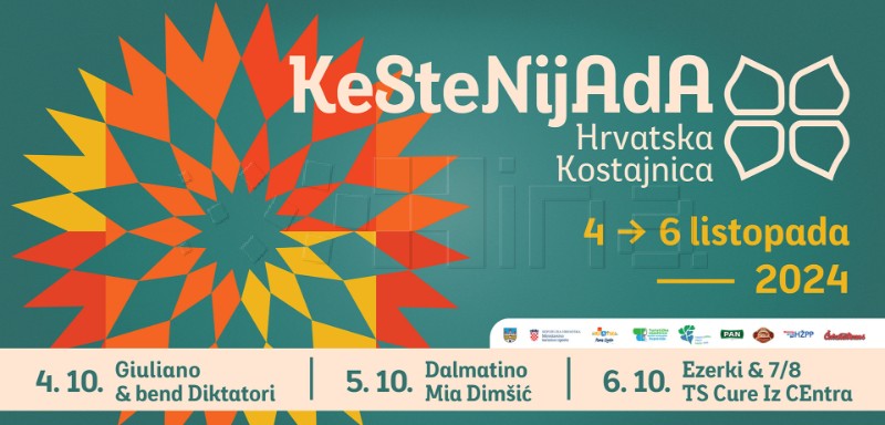 U Hrvatskoj Kostajnici od 4. do 6. listopada Kestenijada