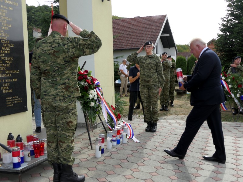 Obilježavanje 33. godišnjice tragične pogibije hrvatskih branitelja u Kusonjama