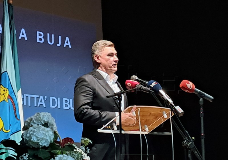 Milanović na obilježavanju Dana Grada Buja