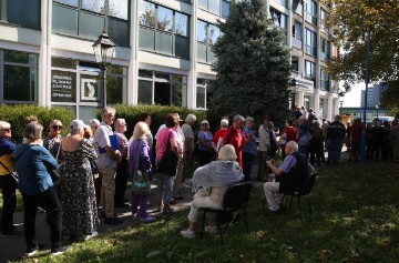 Gužva ispred Gradske plinare Zagreb-Opskrba