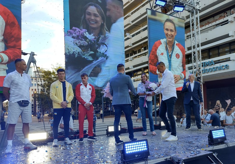 Osijek veličanstveno dočekao osvajačicu srebne medalje Donnu Vekić