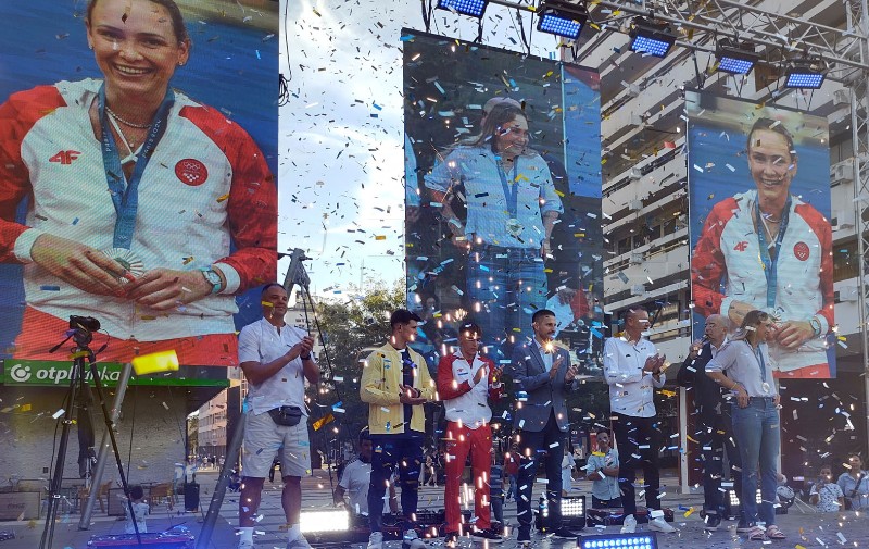 Osijek veličanstveno dočekao osvajačicu srebne medalje Donnu Vekić