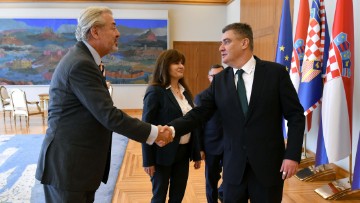 Predsjednik Milanović primio predstavnike Udruženja stranih ulagača u Hrvatskoj