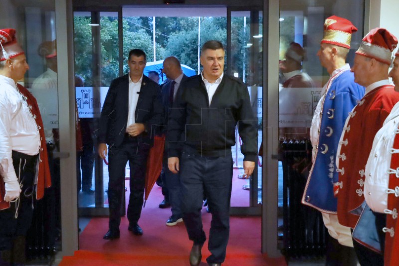 Predsjednik Milanović na "Malom kaju" u Krapini