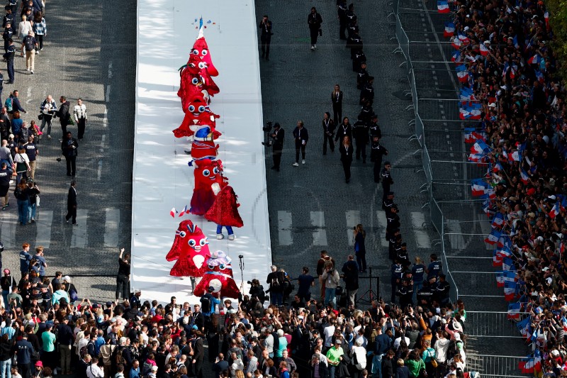 FRANCE PARIS 2024 OLYMPICS PARADE