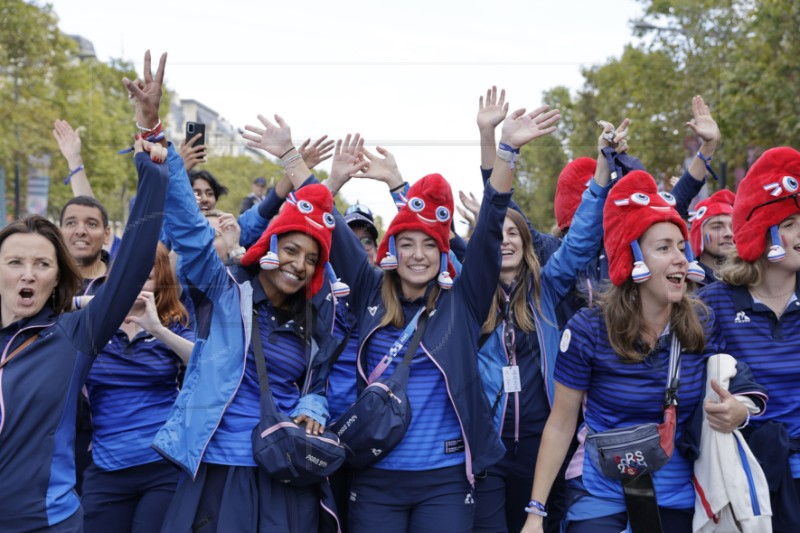 FRANCE PARIS 2024 OLYMPICS PARADE