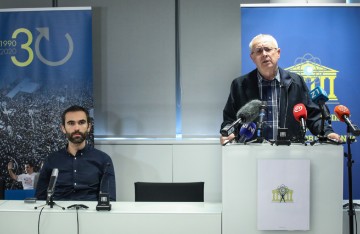 Konferencija za medije Matije Kroflina i Željka Stipića