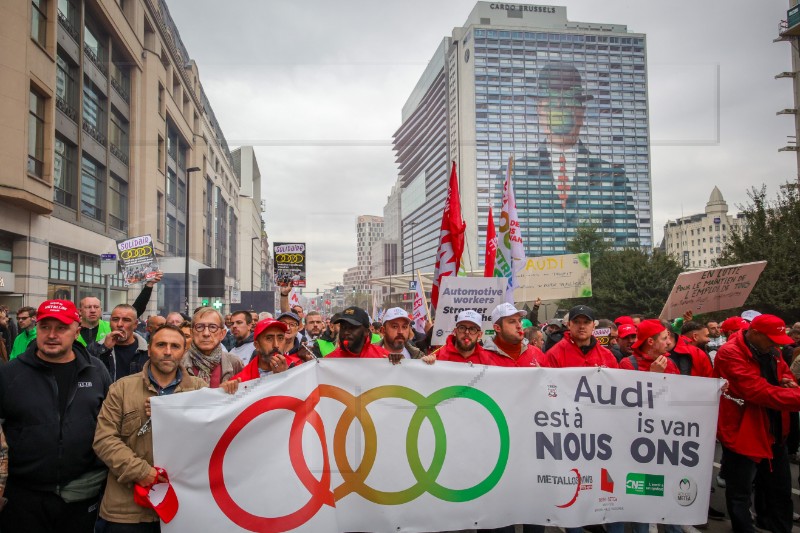 BELGIUM PROTEST AUDI JOBS