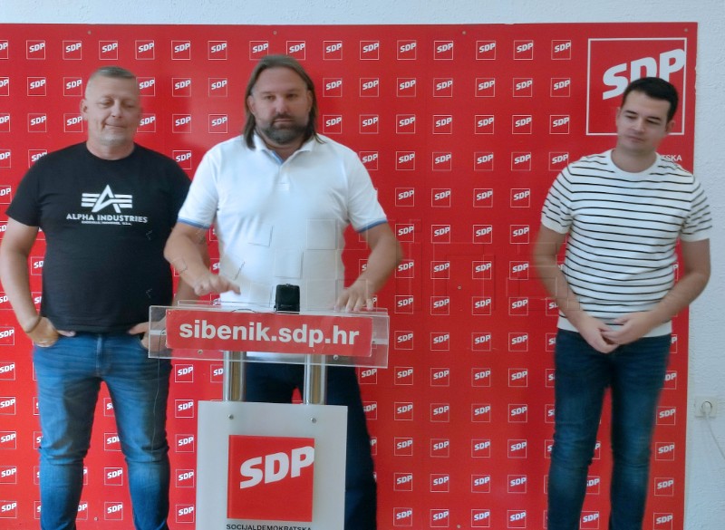 Konferencija za novinare šibenskog SDP-a