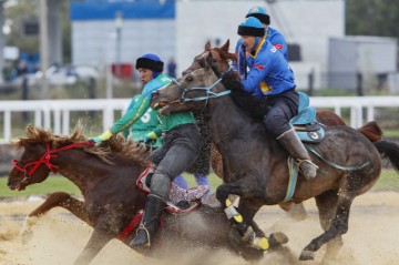 KAZAKHSTAN PHOTO SET WORLD NOMAD GAMES