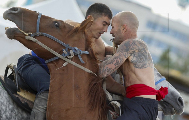 KAZAKHSTAN PHOTO SET WORLD NOMAD GAMES