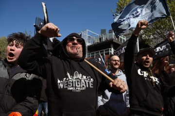 AUSTRALIA PROTEST CFMEU