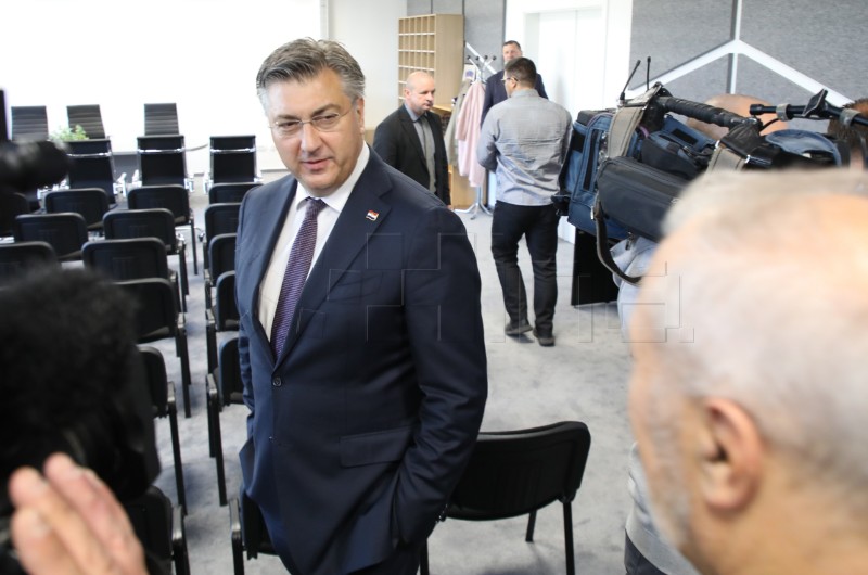 Plenković obišao novu lokaciju Hrvatskog sabora