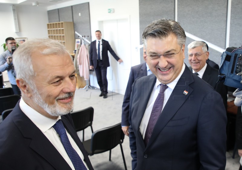 Plenković obišao novu lokaciju Hrvatskog sabora