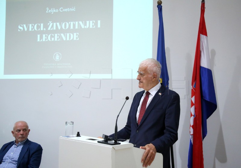 Predstavljena knjiga Željka Cvetnića "Sveci, životinje i legende"