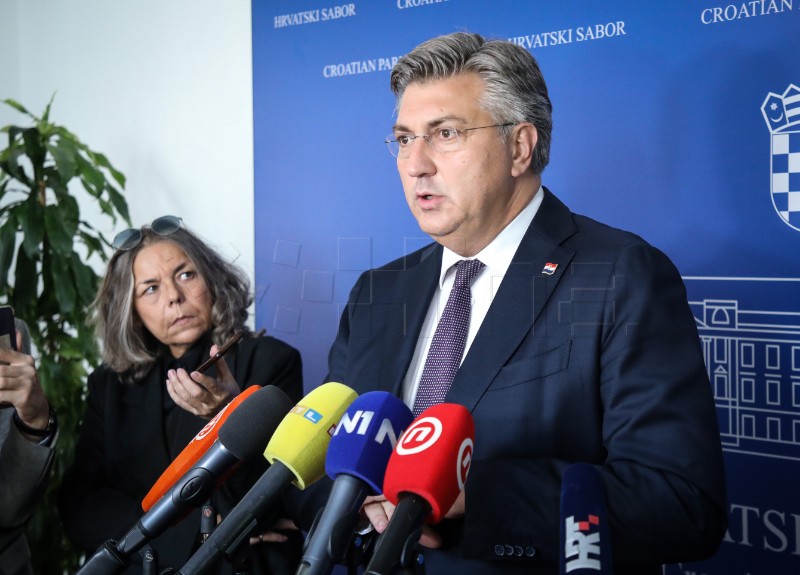 Plenković nakon aktualnog prijepodneva