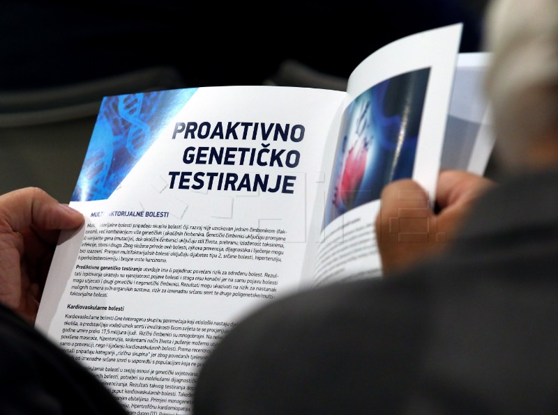 Konferencija za medije u povodu prvog sekvenciranja cijelog genoma