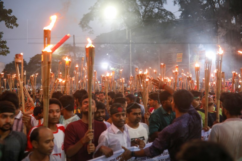 BANGLADESH PROTEST HINDU