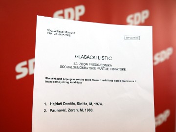 Drugi krug unutarstranačkih izbora za predsjednika SDP-a