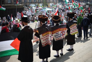 BRITAIN GAZA PROTEST