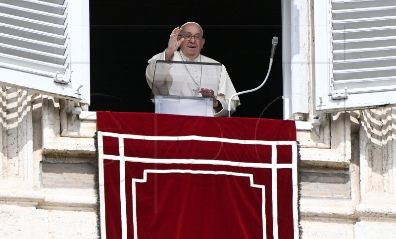 VATICAN POPE FRANCIS ANGELUS PRAYER