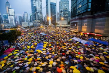 (FILE) CHINA HONG KONG PHOTO SET UMBRELLA MOVEMENT 