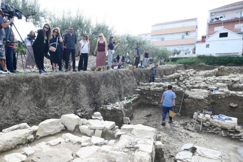 Ministrica Obuljen Koržinek obišla arheološko nalazište antičkog Epetija u Stobreču