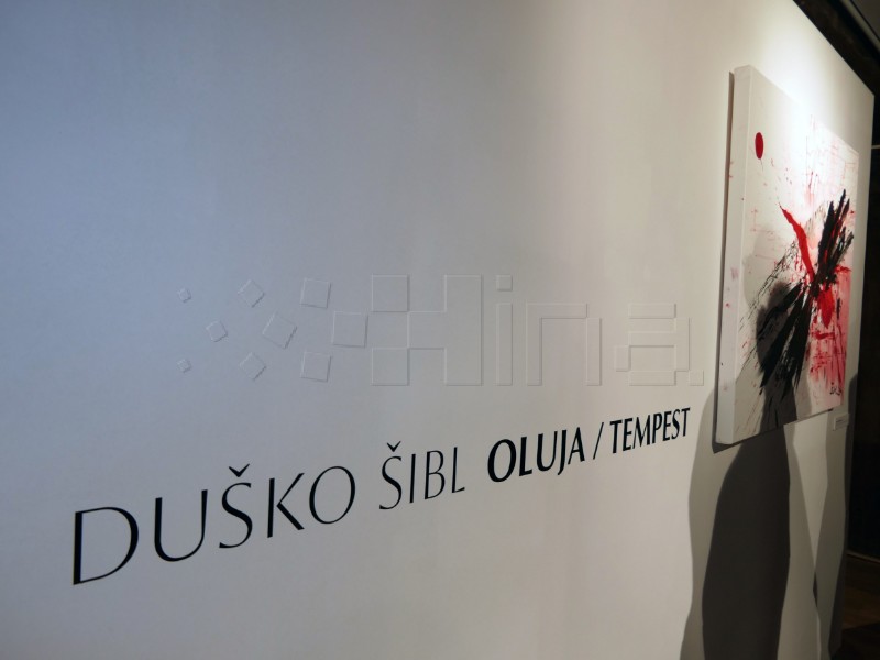 Sisak: Otvorena izložba slika Duška Šibla 'Oluja/Tempest'