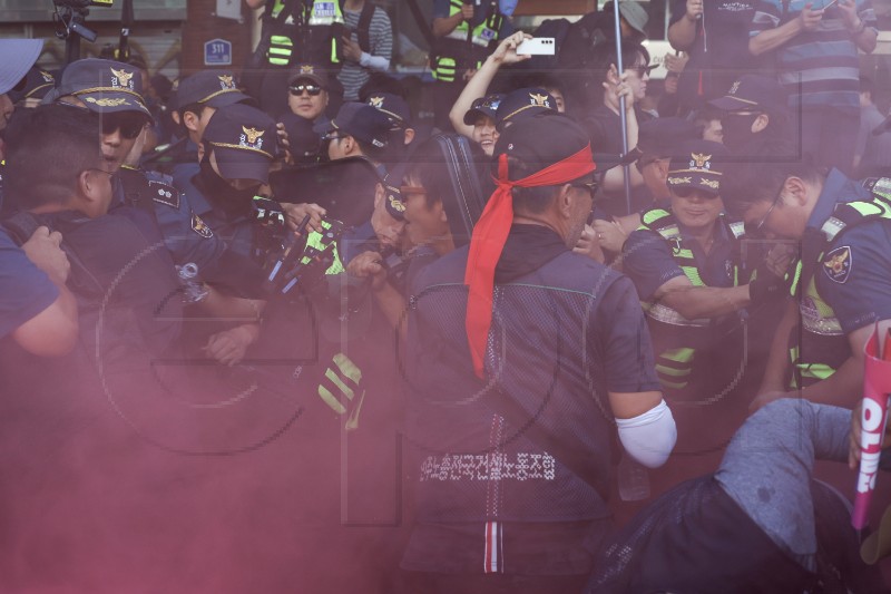 SOUTH KOREA PROTEST 