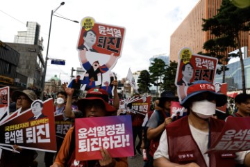 SOUTH KOREA PROTEST 