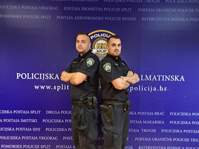 Dvojica splitskih policajaca brzom reakcijom spriječila veću štetu u požaru skladišta