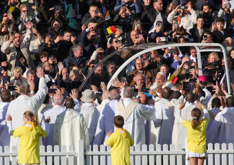 BELGIUM POPE FRANCIS VISIT 