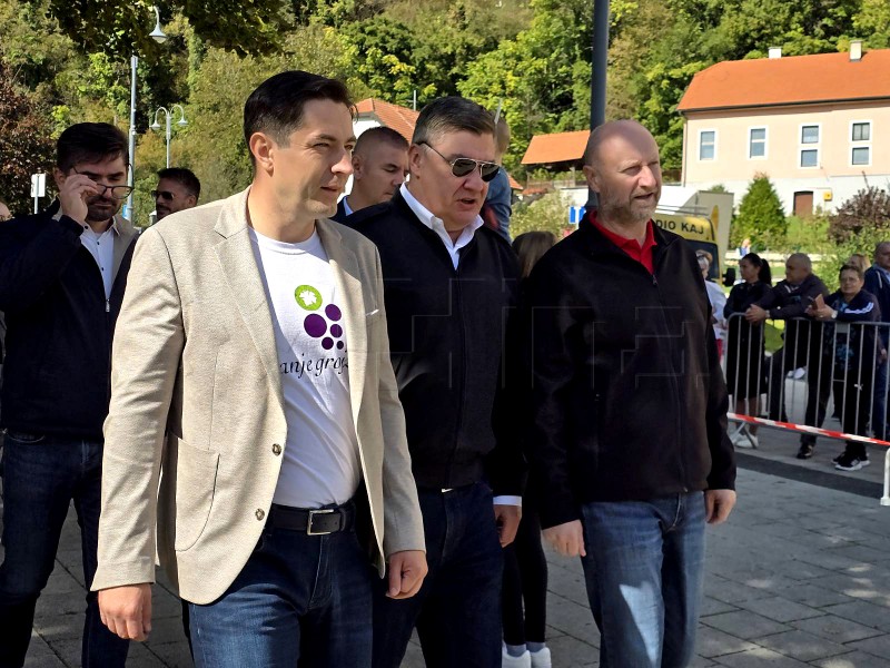 Predsjednik Milanović u Pregradi na „Branju grojzdja”