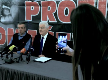 Blok umirovljenici zajedno (BUZ) održali konferenciju za medije