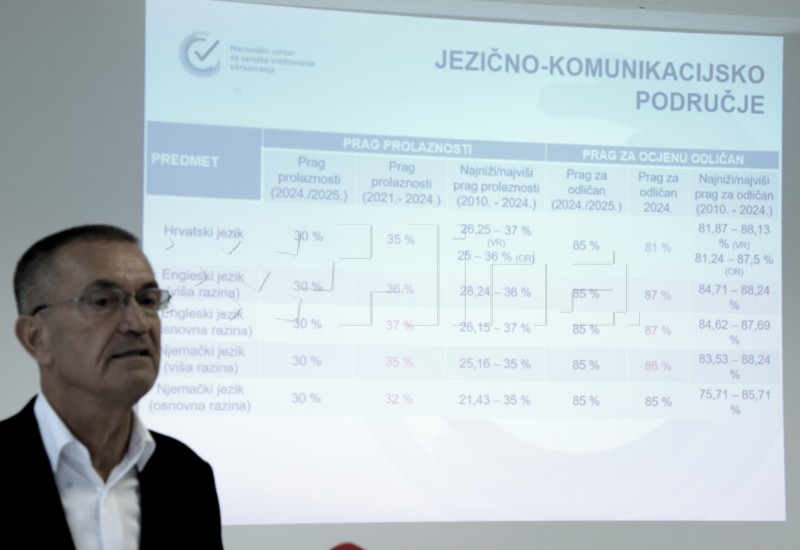 Nacionalni centar za vanjsko vrednovanje obrazovanja, konferencija za medije