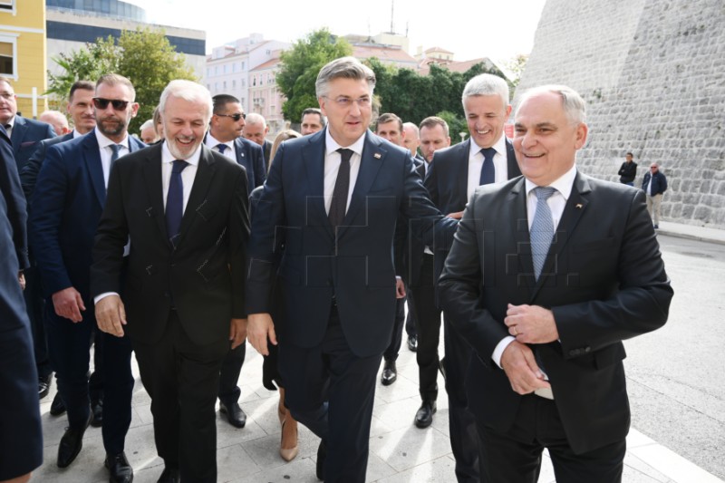 Plenković na svečanoj sjednici Županijske skupštine Splitsko-dalmatinske županije