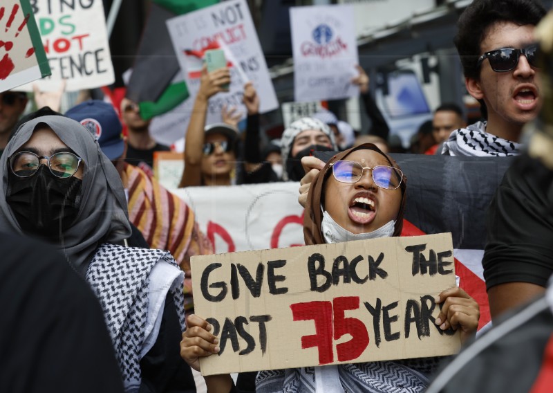 THAILAND PROTEST ISRAEL PALESTINIANS CONFLICT