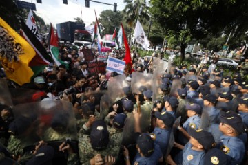 PHILIPPINES PROTEST ISRAEL GAZA CONFLICT