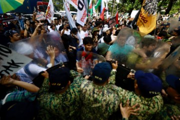 PHILIPPINES PROTEST ISRAEL GAZA CONFLICT