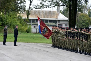 Predsjednik Milanović na svečanosti u povodu 32. obljetnice ustroja 5. Gbr.