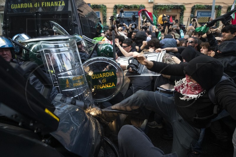 ITALY PROTEST ISRAEL GAZA CONFLICT