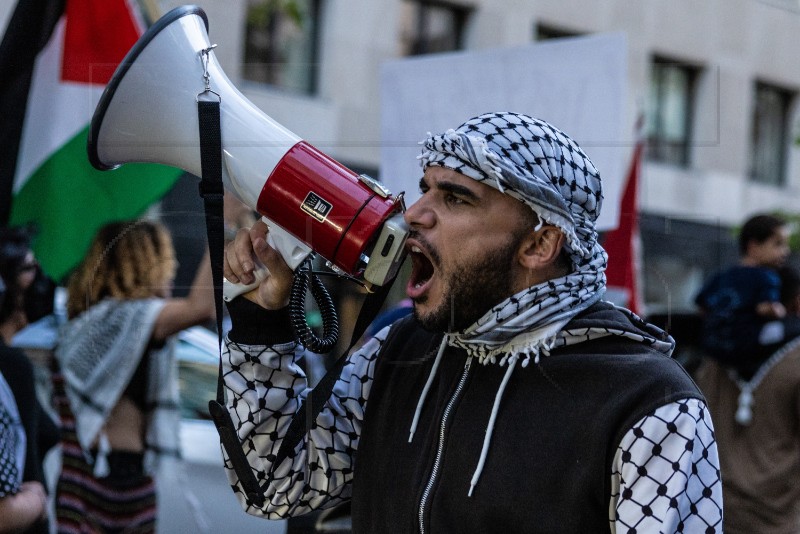 USA PROTEST ISRAEL GAZA CONFLICT