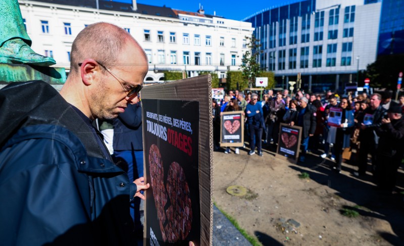 BELGIUM PROTEST ISRAEL GAZA CONFLICT