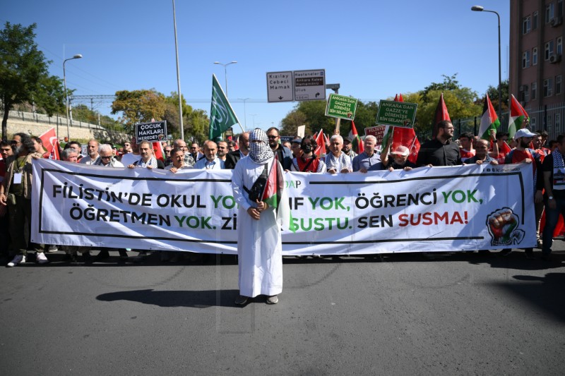 TURKEY PROTEST ISRAEL GAZA CONFLICT